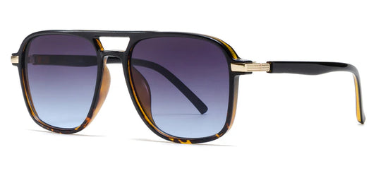 9051 Gafas de sol de moda aviador clásicas cuadradas de plástico