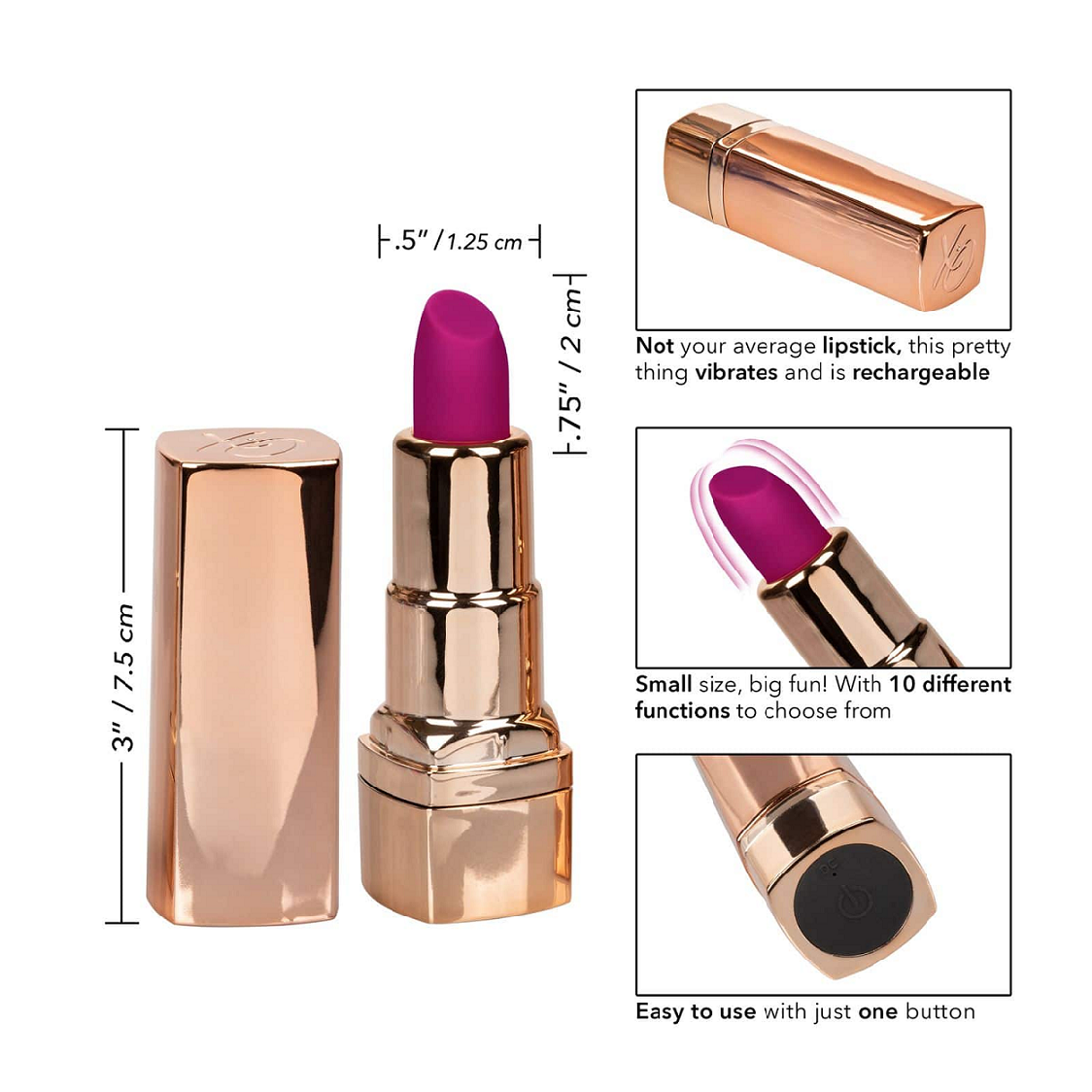 Hide & Play Rechargeable Lipstick