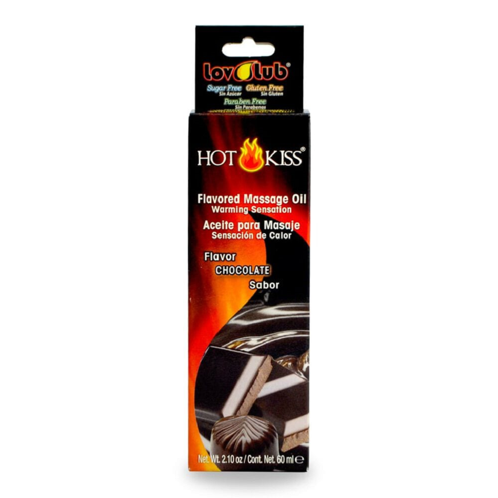 LOVLUB HOT KISS ACEITE PARA MASAJE SABOR CHOCOLATE 60ML.