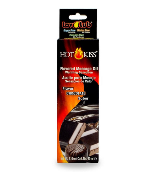 LOVLUB HOT KISS ACEITE PARA MASAJE SABOR CHOCOLATE 60ML.