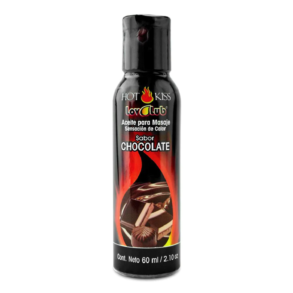 LOVLUB HOT KISS ACEITE PARA MASAJE SABOR CHOCOLATE 60ML.